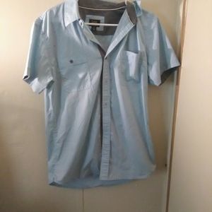 Lee light blue button up shirt